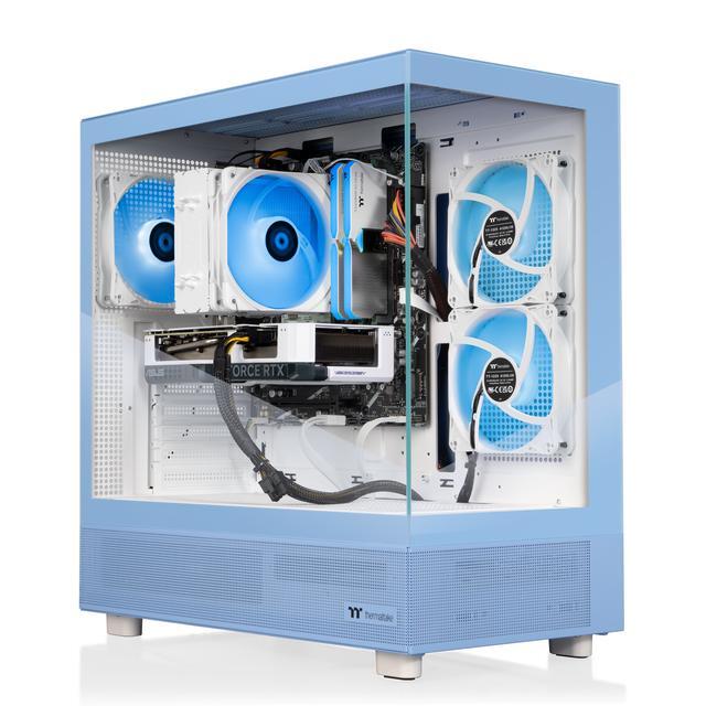 Thermaltake LCGS Vista I460TH Gaming Desktop (Intel Core I7-14700F ToughRam 32GB DDR5 5600MT/s RGB Memory NVIDIA GeForce RTX 5060 Ti 8G 1TB NVMe M.2 Wifi Windows 11) V27H-B760-46T-LCS