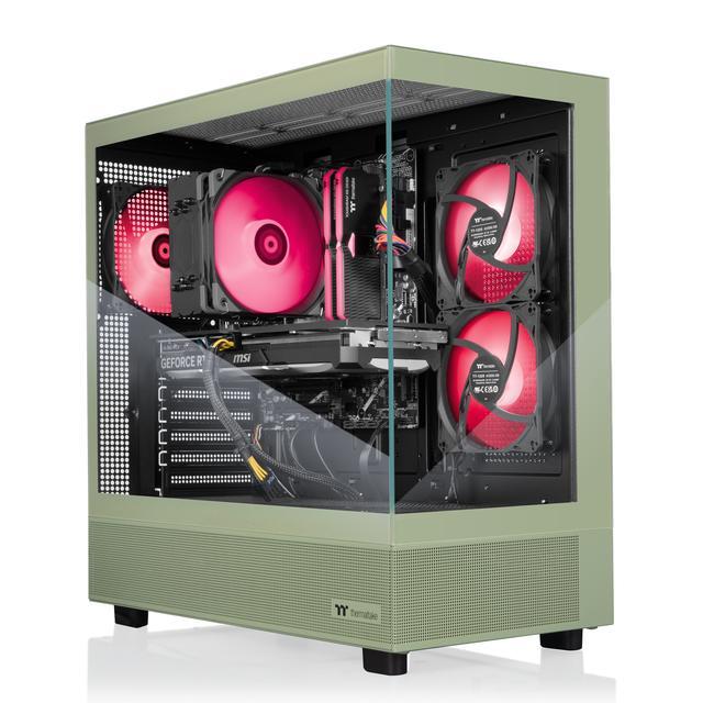 Thermaltake LCGS Vista I460TM Gaming Desktop (Intel Core I7-14700F ToughRam 32GB DDR5 5600MT/s RGB Memory NVIDIA GeForce RTX 5060 Ti 8G 1TB NVMe M.2 Wifi Windows 11) V27M-B760-46T-LCS