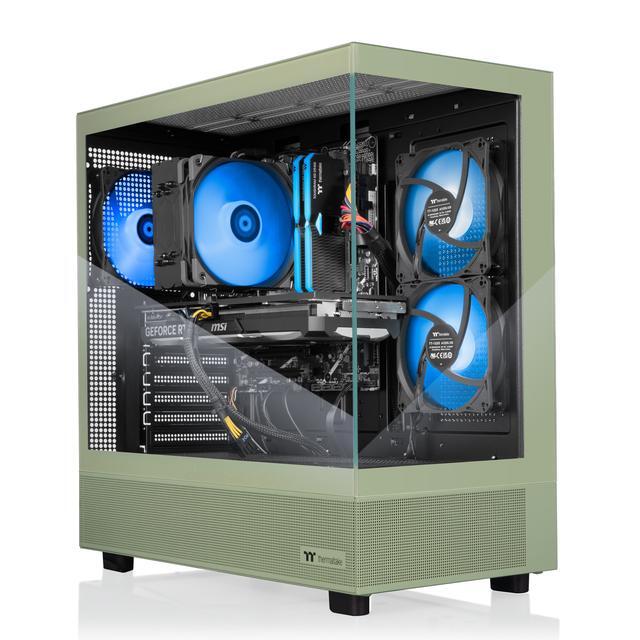 Thermaltake LCGS Vista I460TM Gaming Desktop (Intel Core I7-14700F ToughRam 32GB DDR5 5600MT/s RGB Memory NVIDIA GeForce RTX 5060 Ti 8G 1TB NVMe M.2 Wifi Windows 11) V27M-B760-46T-LCS