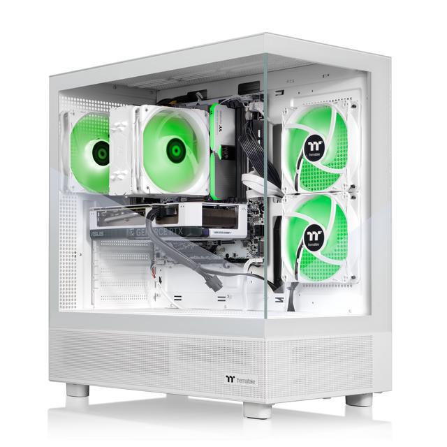 Thermaltake LCGS Vista I46S Gaming Desktop (Intel Core I7-14700F ToughRam 16GB DDR5 5600MT/s RGB Memory NVIDIA GeForce RTX 4060 2TB NVMe M.2 Wifi Windows 11) V27S-B76K-460-LCS