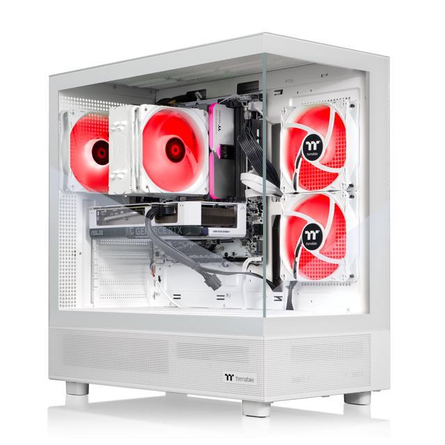 Thermaltake LCGS Vista I46TS Gaming Desktop (Intel Core I7-14700F ToughRam 16GB DDR5 5600MT/s RGB Memory NVIDIA GeForce RTX 4060 Ti 2TB NVMe M.2 Wifi Windows 11) V27S-B76K-46T-LCS