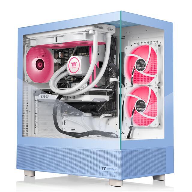 Thermaltake LCGS Vista I470SH Gaming Desktop (Intel Core I7-14700F ToughRam 32GB DDR5 5600MT/s RGB Memory NVIDIA GeForce RTX 5070 1TB NVMe M.2 Wifi Windows 11) V27H-B760-47S-LCS