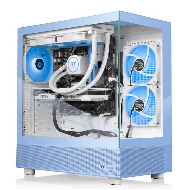 Thermaltake LCGS Vista I470SH Gaming Desktop (Intel Core I7-14700F ToughRam 32GB DDR5 5600MT/s RGB Memory NVIDIA GeForce RTX 5070 1TB NVMe M.2 Wifi Windows 11) V27H-B760-47S-LCS