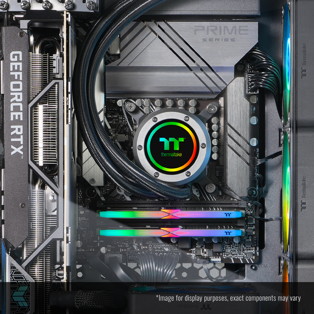 Thermaltake Reactor 9880 Gaming Desktop (AMD Ryzen 7 9800X3D ToughRam 32GB DDR5 6400MT/s RGB Memory NVIDIA GeForce RTX 5080 2TB NVMe M.2 Wifi Windows 11) T6BK-X870-580-LCS