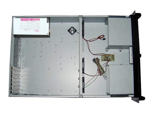 TOPOWER TP-3066B-600 3U BLACK RACKMOUNT SERVER CASE WITH 3U 600W POWER SUPPLY 5 EXTERNAL 5.25" BAY DOOR