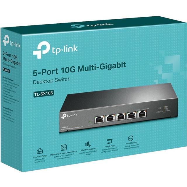 TP-Link 10G Multi-Gigabit Unmanaged Switch TLSX105