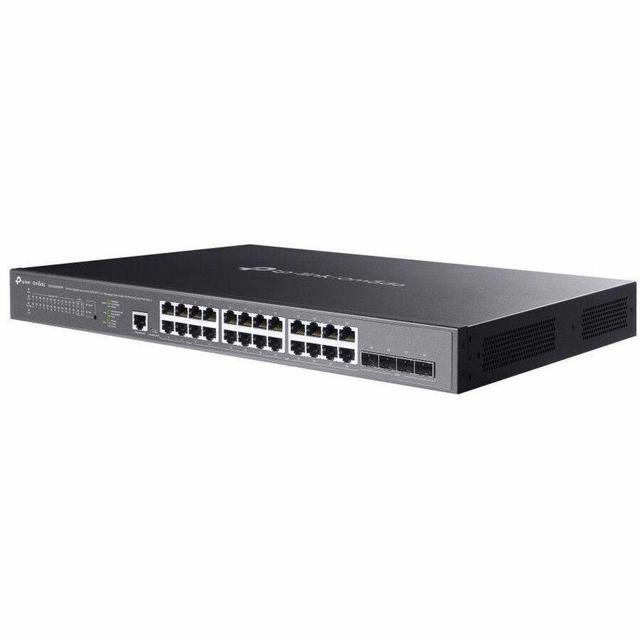 TP-Link 24-Port Gigabit And 4-Port 10GE SFP+ L2+ Managed Switch With 16-Port PoE+ & 8-Port PoE++ - 24 Ports - Manageable - Gigabit Ethernet 10 Gigabit Ethernet - 10/100/1000Base-T 1000Base-X 10