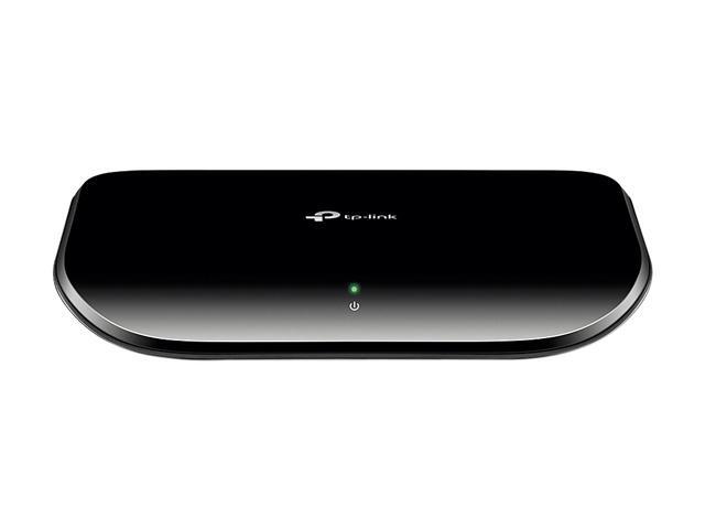 TP-Link 5 Port Gigabit Ethernet Network Switch Plug And Play Desktop Or Wall-Mount Plastic Case Ethernet Splitter Fanless Traffic Optimization Unmanaged (TL-SG1005D)