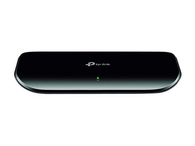 TP-Link 8 Port Gigabit Ethernet Network Switch Plug And Play Desktop Or Wall-Mount Plastic Case Ethernet Splitter Fanless Traffic Optimization Unmanaged (TL-SG1008D)