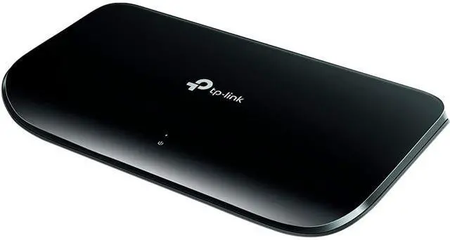 TP-Link 8 Port Gigabit Ethernet Network Switch Plug and Play Desktop or Wall-Mount Plastic Case Ethernet Splitter Fanless Traffic Optimization Unmanaged (TL-SG1008D)