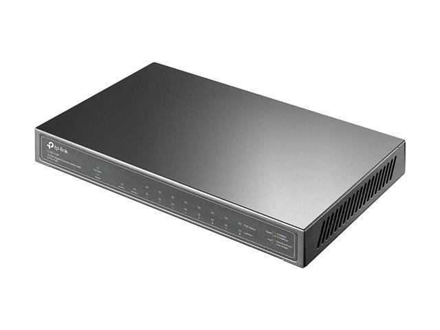 TP-Link 8 Port Gigabit PoE Switch 8 PoE+ Ports 63W W/ 1 Gigabit Port And 1 SFP Slot Desktop Plug & Play Support QoS And IGMP (TL-SG1210P)