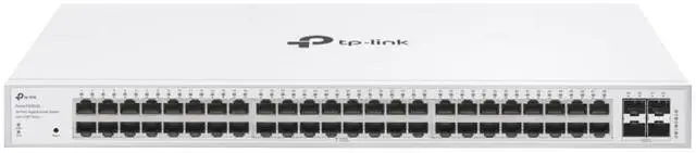 TP-Link Festa FS352G 52 Port Gigabit Smart Managed Network Switch - 48 RJ45 ports & 4 SFP slots Free Cloud Access Static Routing Vlan IGMP Snooping rack-mountable fanless Does not work w/ Omada