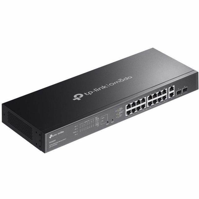 TP-Link Omada 20-Port Gigabit Easy Managed Switch With 16-Port PoE+ - 18 Ports - Manageable - Gigabit Ethernet - 10/100/1000Base-T 1000Base-X - 2 Layer Supported - 2 SFP Slots - 289.70 W Power Consum