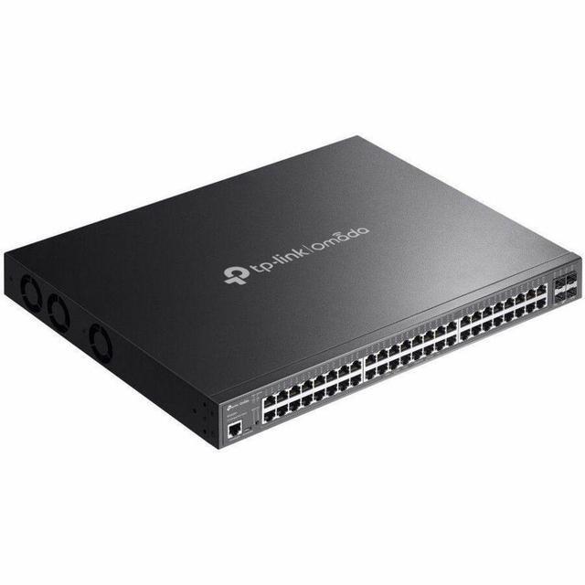 TP-Link Omada SG3452XMPP Ethernet Switch - 48 Ports - Manageable - Gigabit Ethernet - 10/100/1000Base-T 10GBase-X - 3 Layer Supported - 913.40 W Power Consumption - 750 W PoE Budget - Twisted Pair O