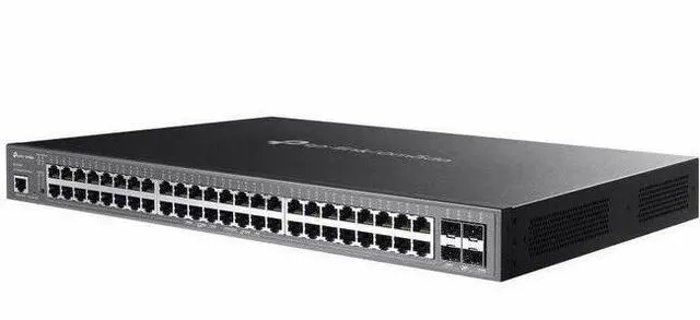 TP-Link Omada SG3452XMPP Ethernet Switch - 48 Ports - Manageable - Gigabit Ethernet - 10/100/1000Base-T 10GBase-X - 3 Layer Supported - 913.40 W Power Consumption - 750 W PoE Budget - Twisted Pair O