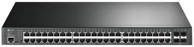 TP-Link TL-SG3452P 48 Port Gigabit L2+ Managed PoE Switch 48 PoE+ Port 384W 4 x SFP Slots PoE Auto Recovery Omada SDN Integrated IPv6 Static Routing 5 Year Manufacturer Warranty