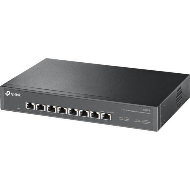 TP-Link TL-SX1008 8 Port 10G/Multi-Gig Unmanaged Ethernet Switch Desktop/Rackmount Plug & Play Sturdy Metal Casing Limited Lifetime Protection Speed Auto-Negotiation