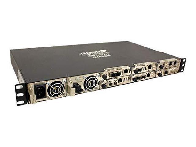 Transition Networks ION106-AAB-NA 6 Slot Ac Ion Chassis With Redundant Ac Power Supply Bundle