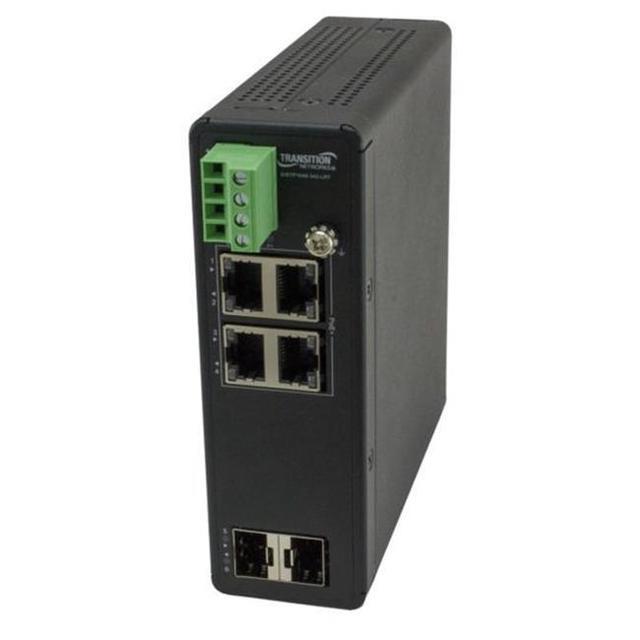 Transition Networks Unmanaged Hardened Gigabit Ethernet PoE+ Switch