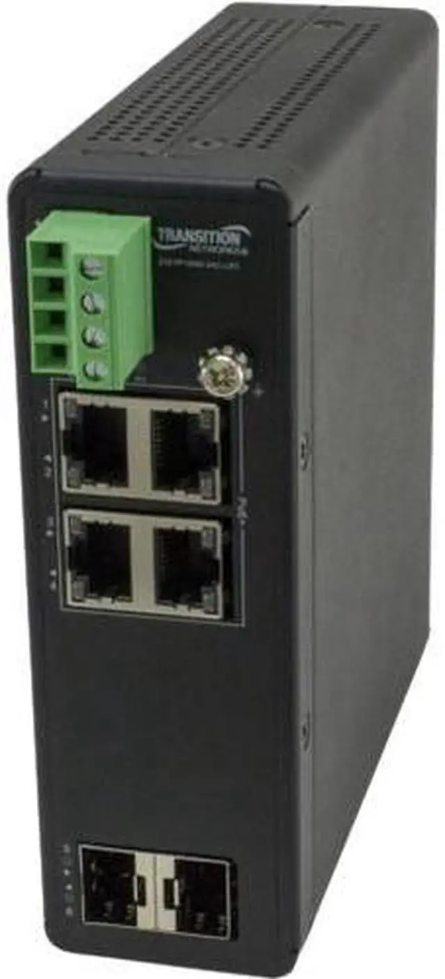 Transition Networks Unmanaged Hardened Gigabit Ethernet PoE+ Switch
