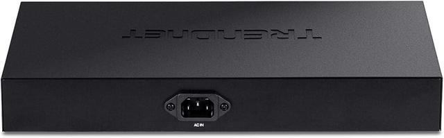 TRENDnet 10-Port Gigabit Web Smart PoE+ Switch With 8 Gigabit PoE+ Ports 2 SFP Slots 130W PoE Budget VLAN QoS LACP IPv4/IPv6 Static Routing Lifetime Protection Black TPE-1021WS