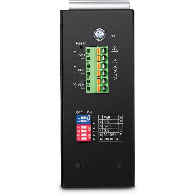 TRENDnet 10-Port Industrial Gigabit L2 Managed DIN-Rail Switch 8 X Gigabit 2 X SFP Slots DIN-Rail Mount IP30 Ethernet Splitter NDAA & TAA Compliant TI-G102i