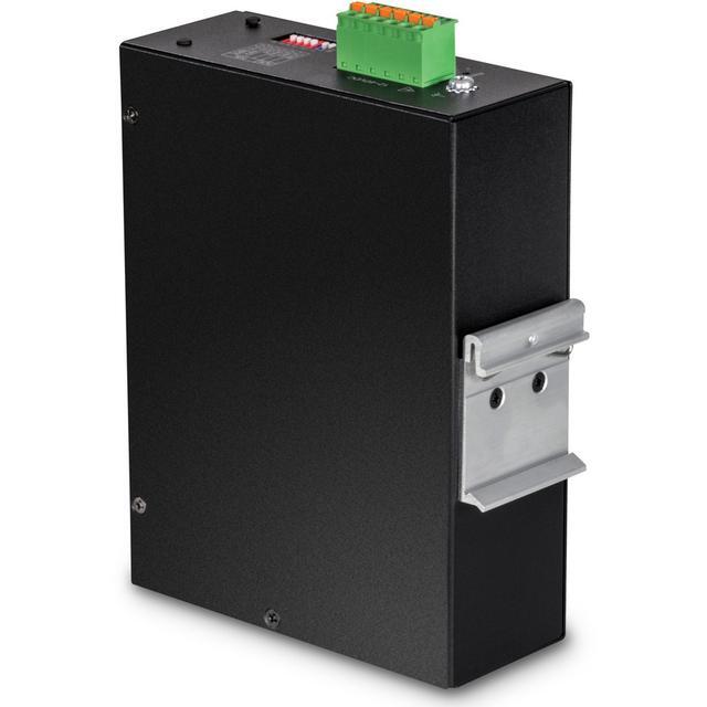 TRENDnet 10-Port Industrial Gigabit L2 Managed DIN-Rail Switch 8 X Gigabit 2 X SFP Slots DIN-Rail Mount IP30 Ethernet Splitter NDAA & TAA Compliant TI-G102i