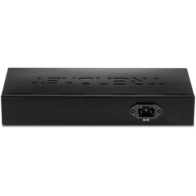 TRENDnet 6-Port Unmanaged Gigabit GREENnet Desktop Metal Switch Ethernet-Network Switch 16 X 10-100-1000 RJ-45 Ports 32 Gbps Forwarding Capacity Lifetime Protection Black TEG-S16DG
