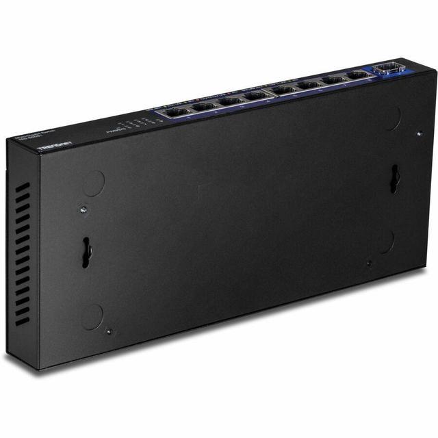 TRENDnet 9-Port Unmanaged 2.5G Switch With 10G SFP+ Port TEG-S5091 8 X 2.5GBASE-T Ports 60Gbps Wall Mountable Ethernet Splitter NDAA & TAA Compliant Lifetime Protection Black