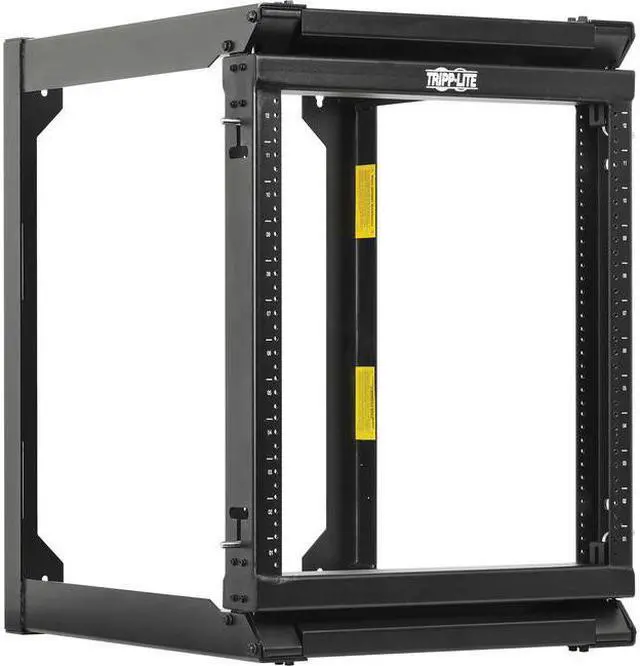 TRENDnet SRWO12US2 Wallmount Open Frame Rack 12U 2-Post Hinged Front Heavy Duty