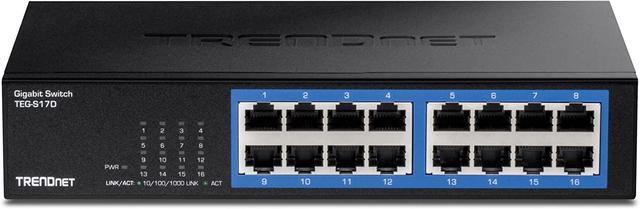 TRENDnet TEG-S17D 16-Port Gigabit Desktop Switch