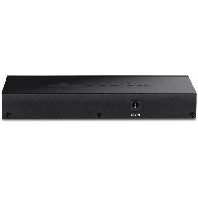 TRENDnet TEG-S51SFP 5-Port Gigabit Compact Metal Desktop Switch With Gigabit SFP Slot Fanless Design Wall Mountable TEG-S51SFP