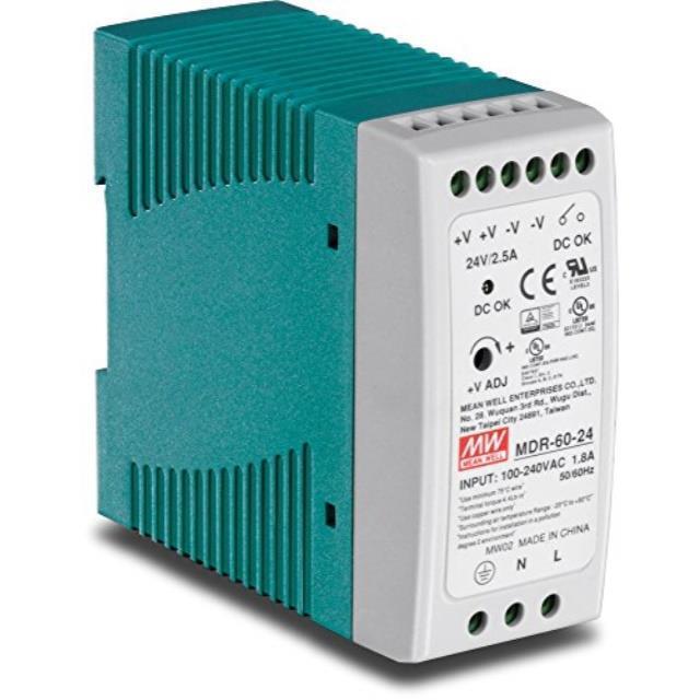 TRENDnet TI-M6024 DIN Rail 24V 60W Power Supply For TI-G50 TI-G62 TI-G80 TI-F11SFP