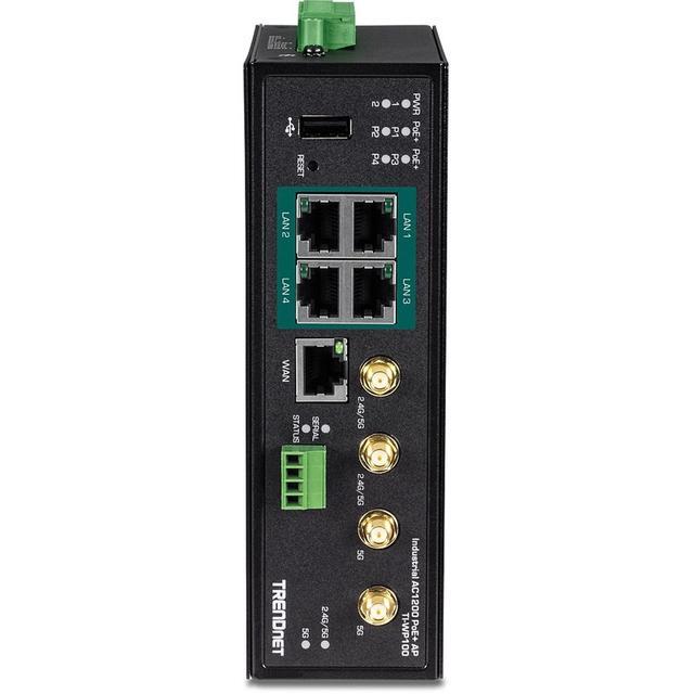 TRENDnet TI-WP100 Wi-Fi 5 IEEE 802.11ac Ethernet Wireless Router - TAA Compliant