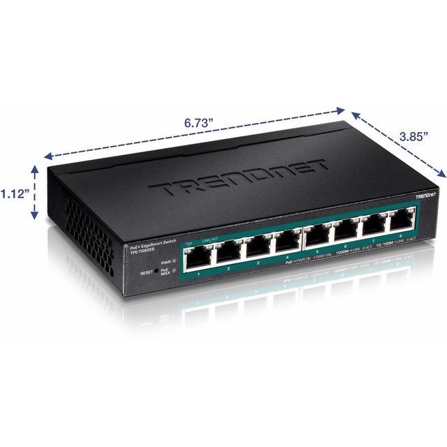 TRENDnet TPE-TG82ES (V1.0R) 8-Port Gigabit EdgeSmart PoE+ Switch