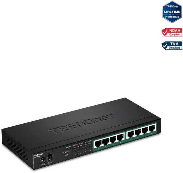 TRENDnet TPE-TG84 8-Port Gigabit PoE+ Switch