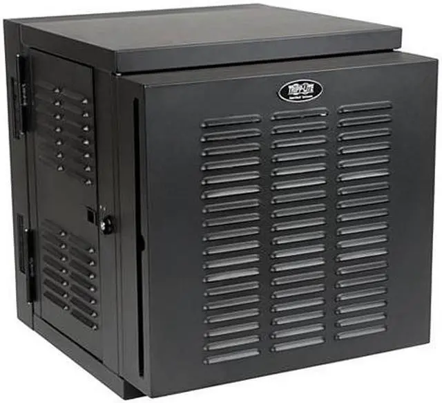 Tripp Lite 12U Wall-Mount Rack Enclosure Cabinet for Harsh Environments (NEMA 12) Hinged Back Switch-Depth (SRW12USNEMA)
