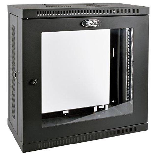 Tripp Lite 12U Wall-Mount Rack Enclosure Server Cabinet With Clear Acrylic Window Low-Profile Patch-Depth (SRW12U13G)