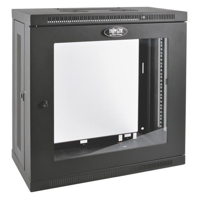 Tripp Lite 12U Wall-Mount Rack Enclosure Server Cabinet With Clear Acrylic Window Low-Profile Patch-Depth (SRW12U13G)