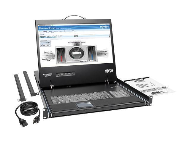 Tripp Lite 16-Port 1U Rack Console IP KVM Switch 2+1 Users W/ 19in. Screen (B070-016-19-IP2)
