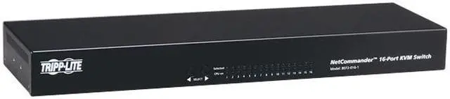 Tripp Lite 16-Port Cat5 KVM Switch 1U Rack-Mount (B072-016-1)