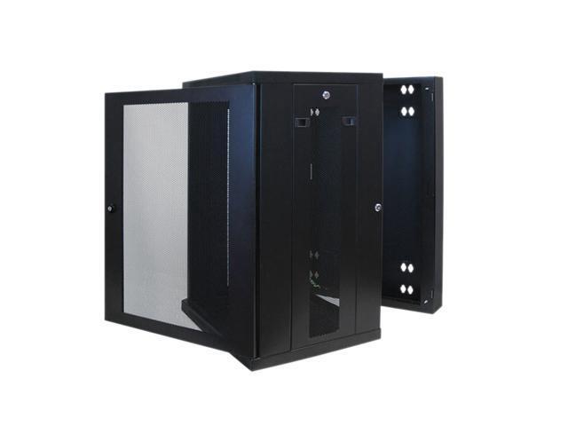 Tripp Lite 18U Wall-Mount Rack Enclosure Cabinet Hinged Back Switch-Depth (SRW18US)