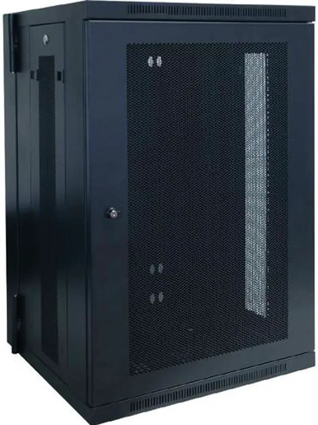Tripp Lite 18U Wall-Mount Rack Enclosure Cabinet Hinged Back Switch-Depth (SRW18US)