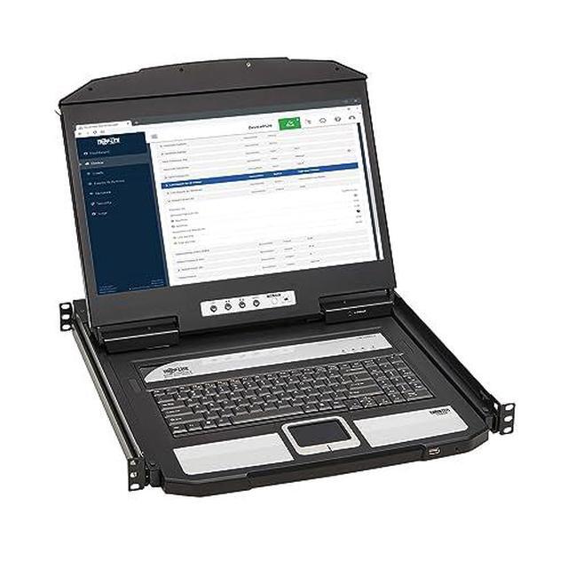 Tripp Lite 1U Rack-Mount Short-Depth HDMI KVM Console With 18.5" LCD B021SWHDK