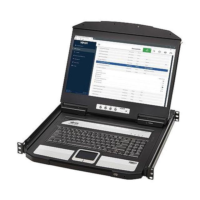 Tripp Lite 1U Rack-Mount Short-Depth HDMI KVM Console With 18.5" LCD B021SWHDK
