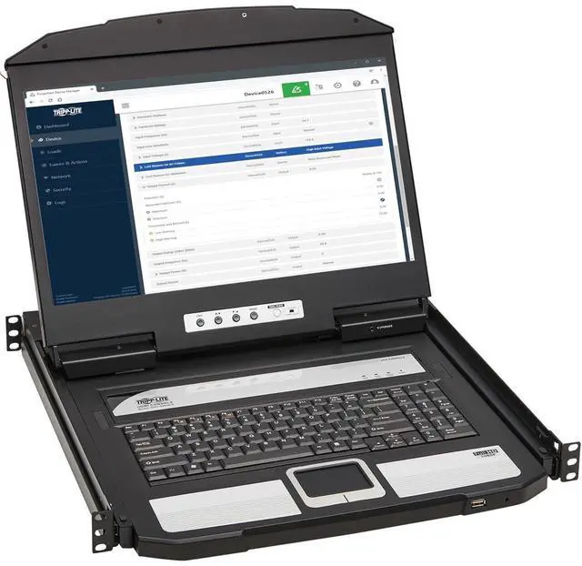 Tripp Lite 1U Rack-Mount Short-Depth HDMI KVM Console with 18.5" LCD B021SWHDK