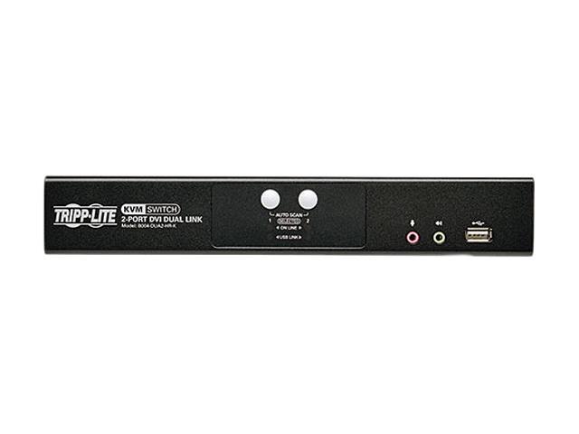 Tripp Lite 2-Port DVI Dual-Link / USB KVM Switch W/ Audio And Cables