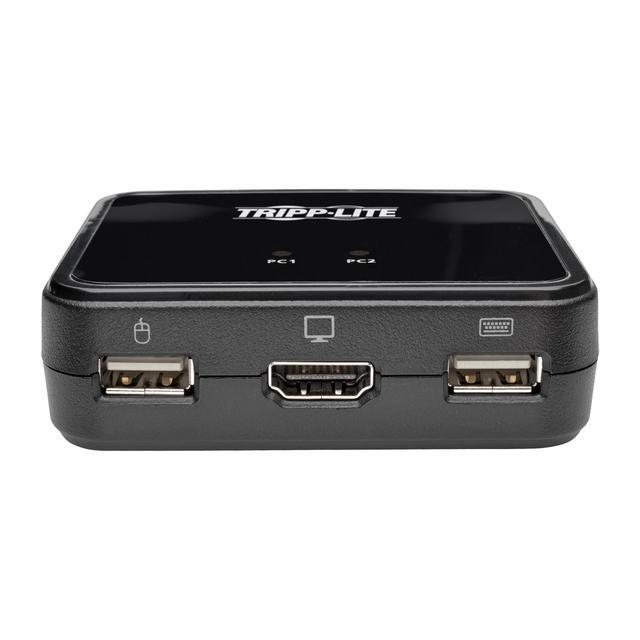 Tripp Lite 2-Port KVM Switch W/ HDMI USB Audio Cables Peripheral Sharing (B032-HUA2)
