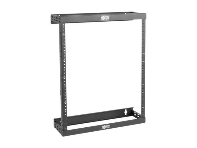 Tripp Lite 2-Post Open Frame Wall Mount Rack Expandable 8U 12U 22U Ultra-Low Profile Patch-Depth (SRWO8U22SD)