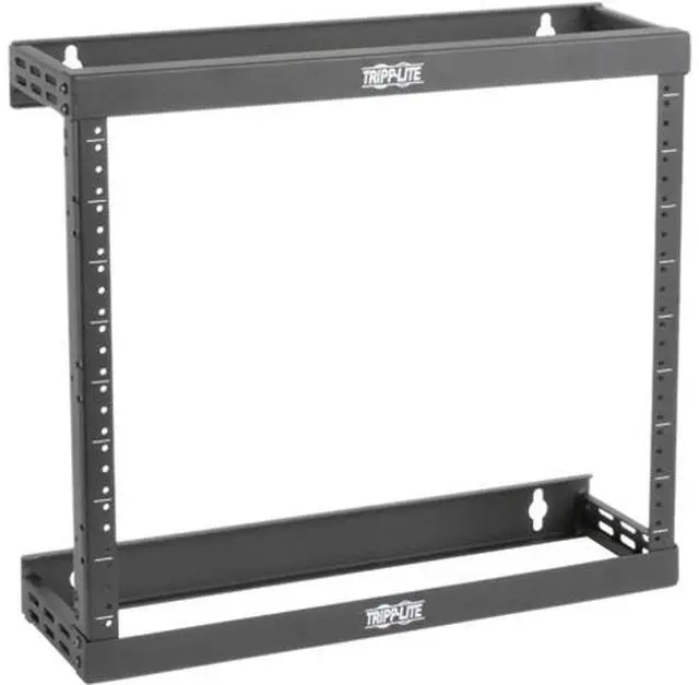 Tripp Lite 2-Post Open Frame Wall Mount Rack Expandable 8U 12U 22U Ultra-Low Profile Patch-Depth (SRWO8U22SD)